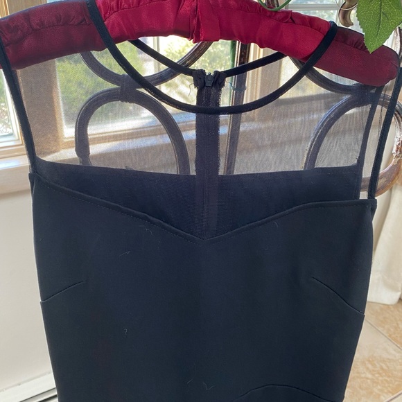 Mini black dress size L LBD GRAD PARTY BAR HOPPING COCKTAIL DRESS - Picture 2 of 6